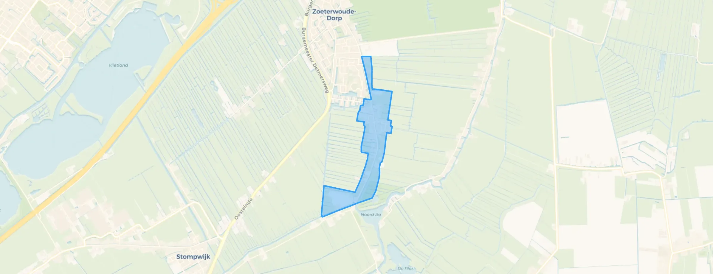 Kaart van Zuidbuurt