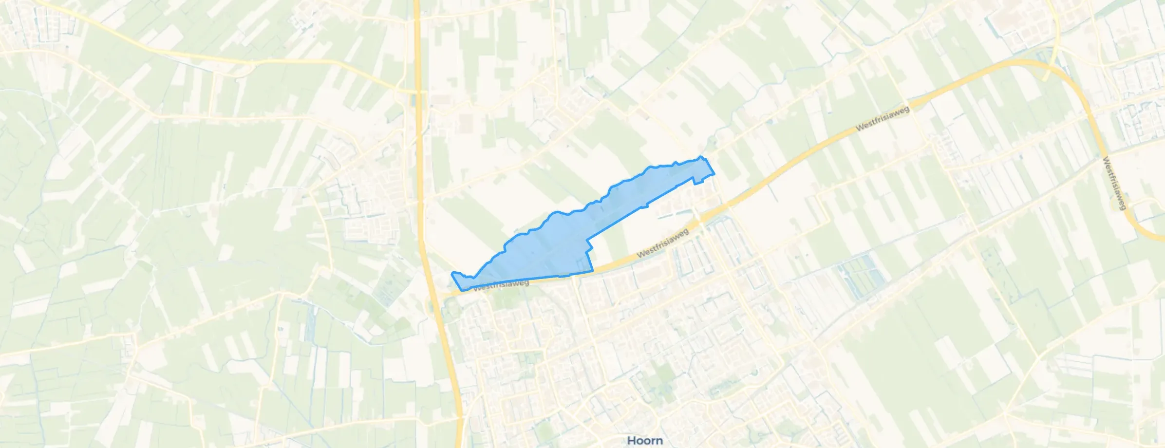 Kaart van Zwaagdijk-West