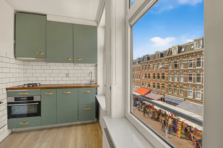 Studio te koop: Albert Cuypstraat 264-2V, Sarphatiparkbuurt Amsterdam