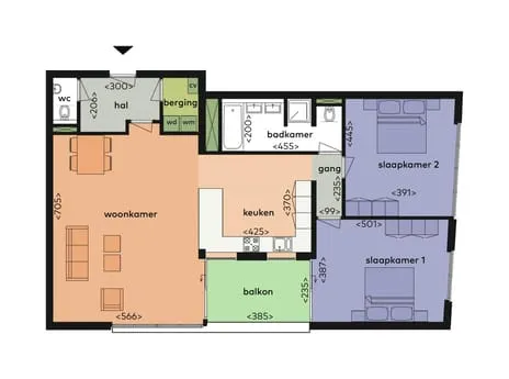 Appartement te huur: Ansjovislaan 253, Bergse Plaat Bergen Op Zoom