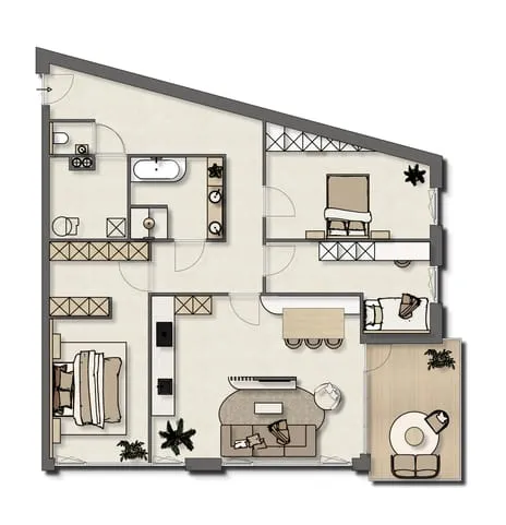 Apartment for sale: Bozenhoven 75, Mijdrecht Dorp Mijdrecht