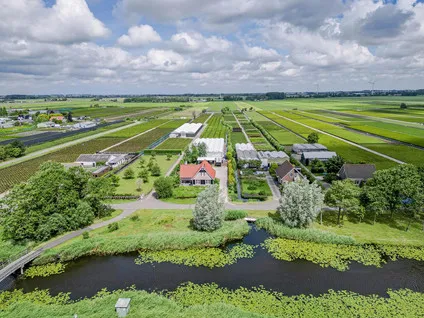 Vrijstaande woning te koop: Burgemeester Ten Heuvelhofweg 14, Rietveldse polder Hazerswoude-Dorp