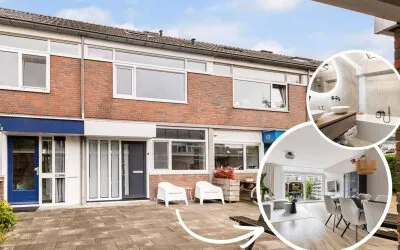 Terraced house for sale: Commanderij 56, Stadsfenne Sneek