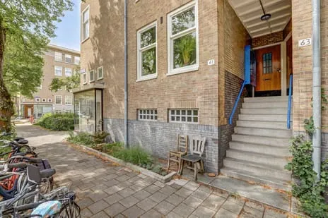 Studio te koop: Geuzenstraat 61H, Geuzenhofbuurt Amsterdam