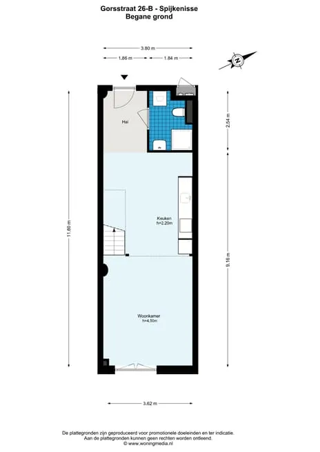 Appartement te koop: Gorsstraat 26B, Spijkenisse