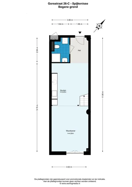 Appartement te koop: Gorsstraat 26C, Centrum-Oost Spijkenisse