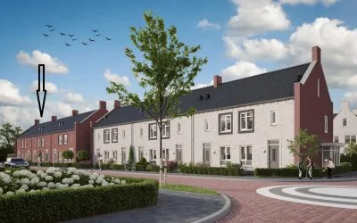 Tussenwoning te huur: Graskarper 5, Verspreide huizen Hurwenen en Rossum Rossum
