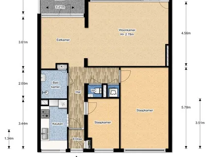 Appartement te huur: Groenendaal 99, Stadsdriehoek Rotterdam
