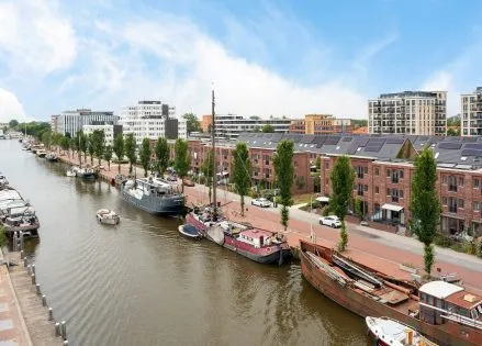 Tussenwoning te koop: Harlingertrekweg 36D, Harlingervaart Noord Leeuwarden