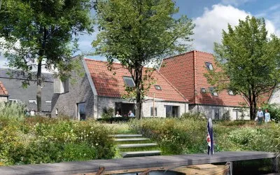 Twee-onder-één-kap te koop: Heaberch 16, Techum Leeuwarden