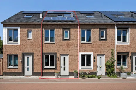 Terraced house for sale: Hof van Fort 18, Vlashoek Oss