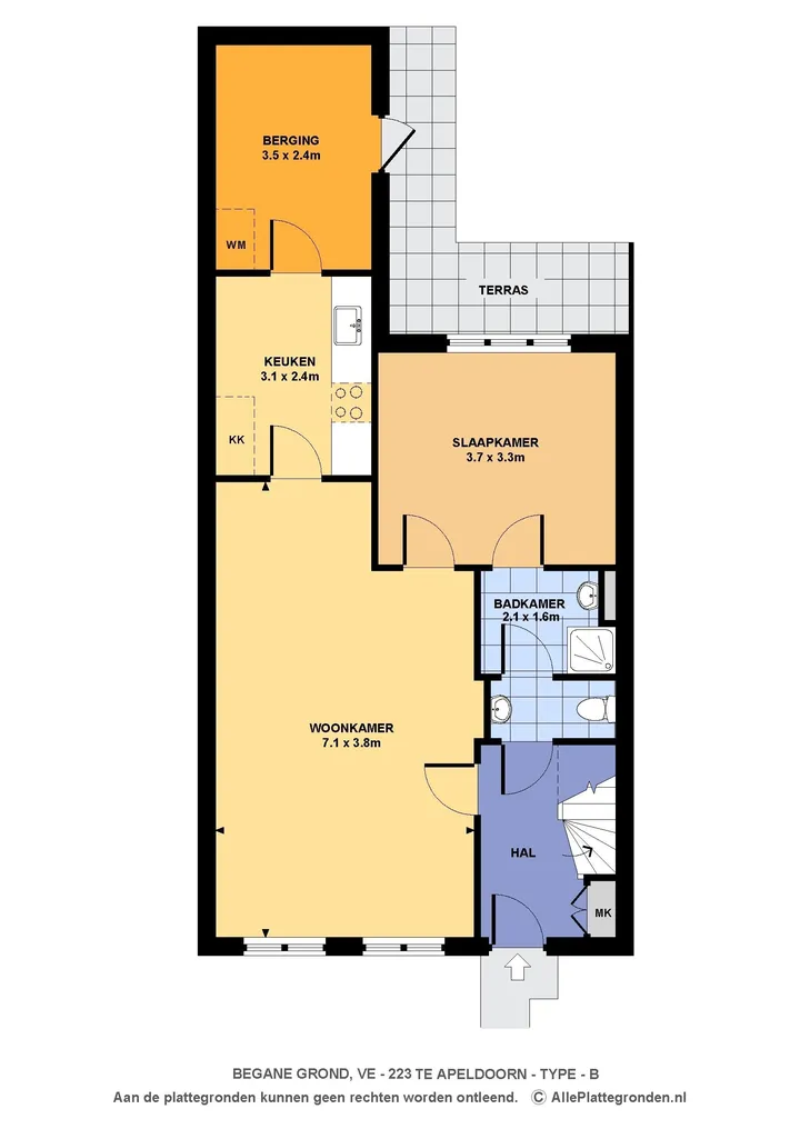 Tussenwoning te huur: IJsbloem 8, Sluisoord Apeldoorn