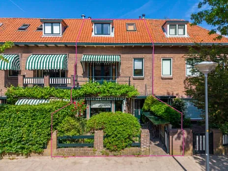 Tussenwoning te koop: Johan de Wittstraat 38, Raadsherenbuurt Leiden
