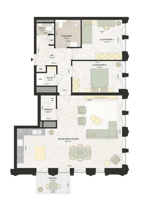 Appartement te huur: Kennedylaan 220, Romolenpolder-oost Haarlem