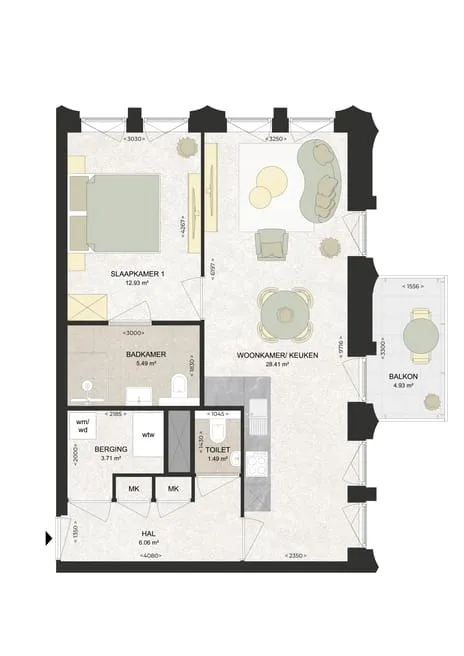 Appartement te huur: Kennedylaan 248, Romolenpolder-oost Haarlem