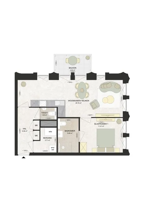 Appartement te huur: Kennedylaan 256, Romolenpolder-oost Haarlem