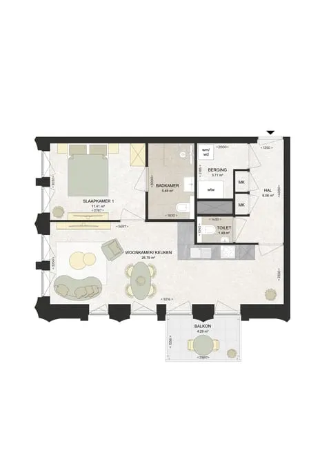 Appartement te huur: Kennedylaan 272, Romolenpolder-oost Haarlem