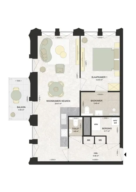 Appartement te huur: Kennedylaan 324, Romolenpolder-oost Haarlem