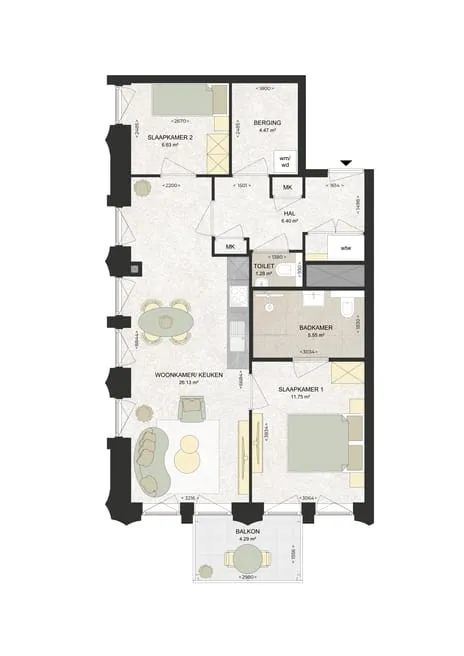 Appartement te huur: Kennedylaan 376, Romolenpolder-oost Haarlem