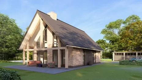 Vrijstaande woning te koop: Kruisallee 2A, Verspreide huizen Braamt Wijnbergen