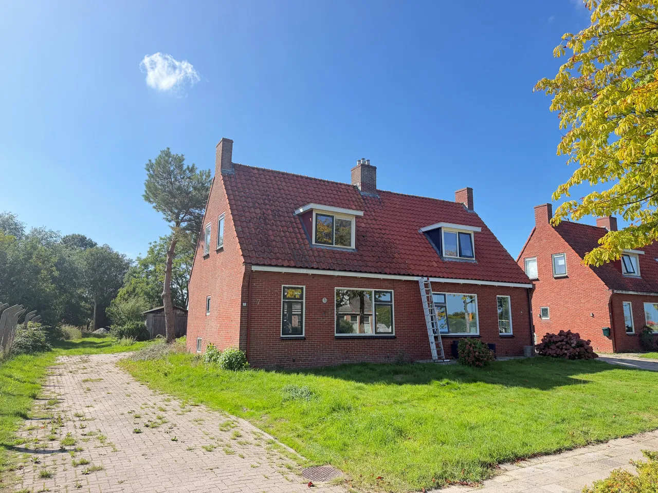 Twee-onder-één-kap te koop: Lange Dyk 7, Minnertsga