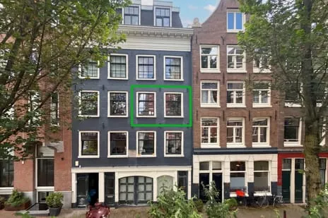 Studio te koop: Lijnbaansgracht 100-2R, Bloemgrachtbuurt Amsterdam