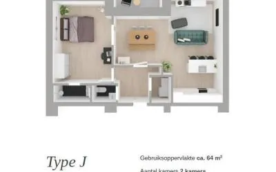 Appartement te huur: Martinus Nijhofflaan 2P6, Poptahof-Zuid Delft