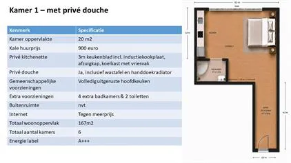 Kamer te huur: Morrahof, De Aker-West Amsterdam