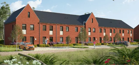 Tussenwoning te huur: Mr. Harry Hollalaan 13, Loyolaan en omgeving Vught