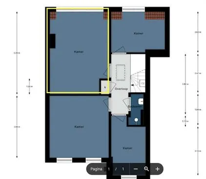 Kamer te huur: Spoorsingel, Ministersbuurt-Oost Delft
