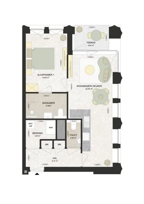 Appartement te huur: Surinamepad 1, Romolenpolder-oost Haarlem