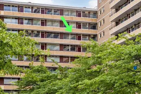 Appartement te koop: Bosboom-Toussaintplein 66, Voorhof-Hoogbouw Delft