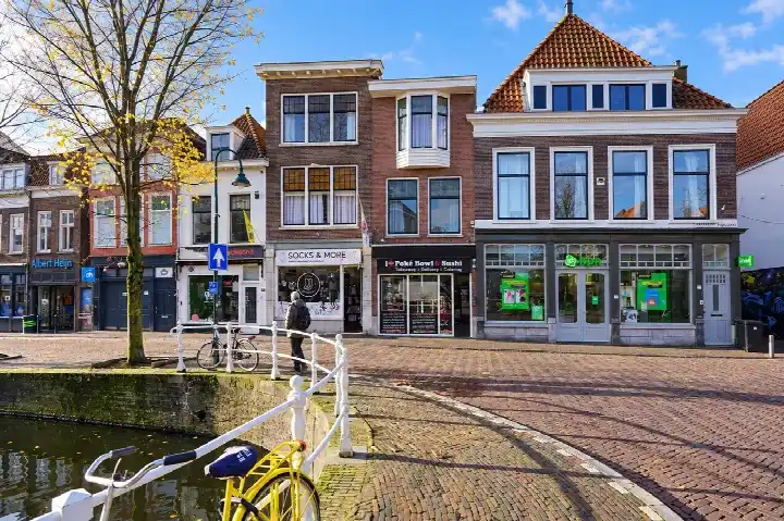 Terraced house for rent: Brabantse Turfmarkt 47-1, Centrum Delft