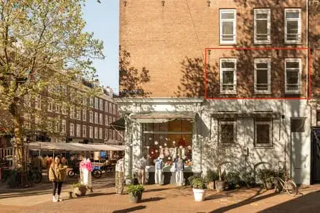 Studio te koop: Eerste Van der Helststraat 54C1, Sarphatiparkbuurt Amsterdam
