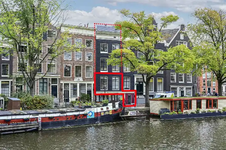 Appartement te koop: Prinsengracht 158-1, Bloemgrachtbuurt Amsterdam