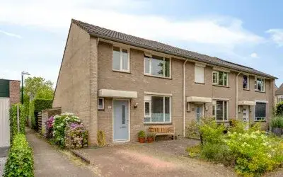 Hoekwoning te koop: Tabaksland 66C, Laanzicht Woudenberg