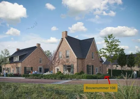 Twee-onder-één-kap te koop: Veldstraat 34F, Hopveld - Muggenhoek Heeswijk-Dinther
