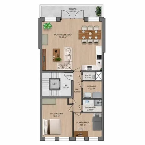 Appartement te koop: Vest 124BNR-3, Centrum Dordrecht