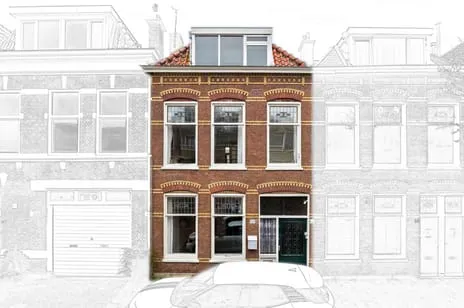Tussenwoning te koop: Vijzelstraat 143, Visserijbuurt 'S-Gravenhage