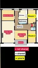 Kamer te huur: Wenckebachlaan, Corpus den Hoorn Groningen