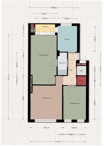 Appartement te koop: Wolphaertsbocht 266D, Carnisse Rotterdam
