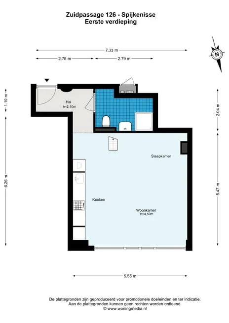 Studio te koop: Zuidpassage 126, Centrum-Oost Spijkenisse