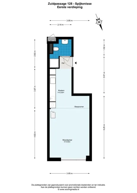 Studio te koop: Zuidpassage 128, Centrum-Oost Spijkenisse