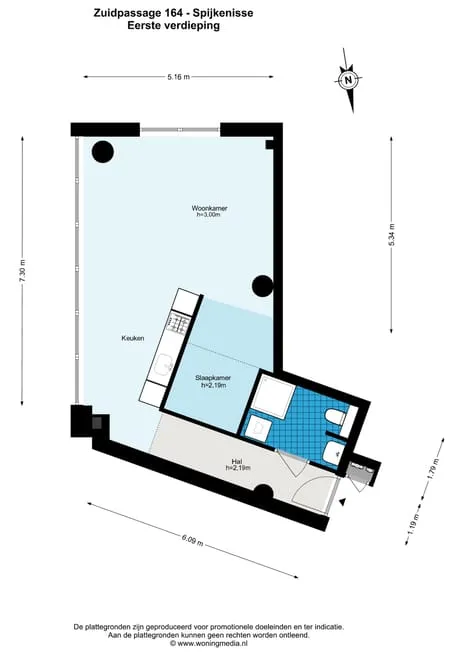 Studio te koop: Zuidpassage 164, Centrum-Oost Spijkenisse