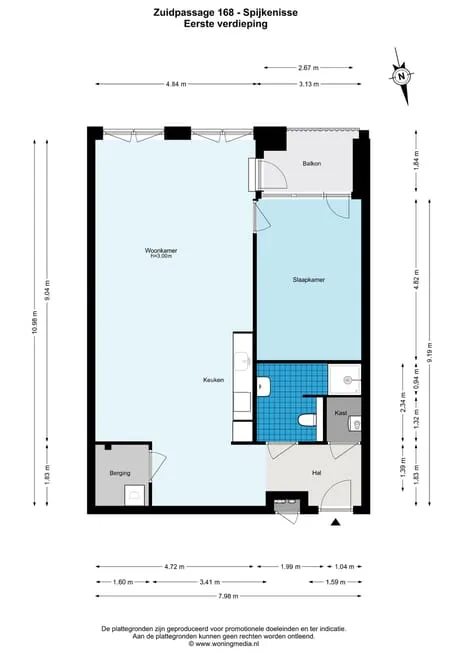 Appartement te koop: Zuidpassage 168, Spijkenisse
